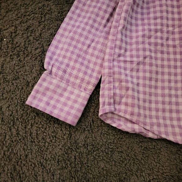 Andrew Fezza Boys Purple Long Sleeve Collared Button Up Shirt Size 6 - Picture 5 of 7
